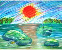 Paintings - Sunkinod - Watercolor