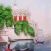 On The Grand Canal - Watercolor Paintings - By I Joseph, Realism Painting Artist