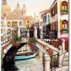 Golden Venice - Oil On Canvas Paintings - By I Joseph, Impressionism Painting Artist
