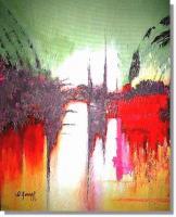 Get The Point - Oil On Canvas Paintings - By I Joseph, Abstract And Contemporary Painting Artist