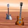4 Guitarres - Digital Mixed Media - By Oscar Garriga, Pop Art Mixed Media Artist