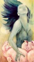 Mythology - Circe - Oil On Canvas