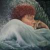 Joukje Sleeping Beauty - Oil On Canvas Paintings - By Henk Bloemhof, Surrealism Painting Artist