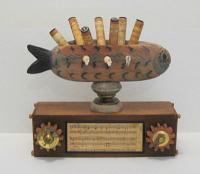 Song Fish - Found Objects Mixed Media - By Susan Spencer, Assemblage Mixed Media Artist