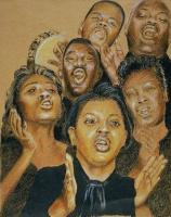 Portrait - Morning Choir - Giclee Print