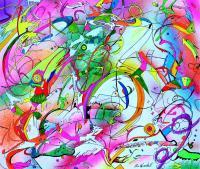 21St Century Art - Whisper Not - Watercolors  Color Pens