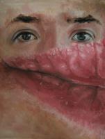 Bedlam - Add New Artwork Medium Paintings - By Giedre Giedre, Portrait Painting Artist