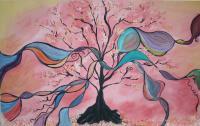 The Wishing Tree - Acrylics Paintings - By Jen Kimble, Abstract Painting Artist