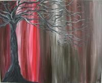 Season Tree - Acrylics Paintings - By Jen Kimble, Abstract Painting Artist
