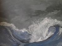 Ocean - Acrylic Paintings - By Sariah Rachelle, Simple Painting Artist