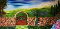 The Shire Gate - Oil Paintings - By Suzanne Kennedy Huff, Contemporary Painting Artist