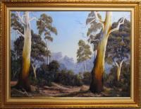 The Scent Of Gumtrees - Oil Paint Paintings - By John Cocoris, Contemporary Painting Artist