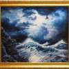 Sea Storm - Oil Paint Paintings - By John Cocoris, Contemporary Painting Artist