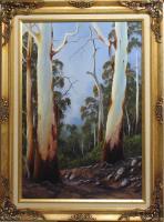 Landscapes - Gumtree Study - Oil Paint