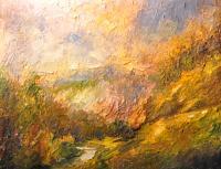 Landscape - Acrilic Paintings - By Maksimiljan Sternad, Impressionism Painting Artist