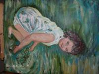 Littlegirl - Add New Artwork Medium Paintings - By Phyllis Kirwin, Perfect Painting Artist