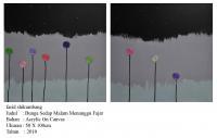 Bunga Sedap Malam Menunggu Fajar - Acrylic On Canvas Paintings - By Farid Shikumbang, Abstact Painting Artist