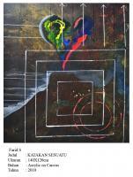 Katakan Sesuatu - Acrylic On Canvas Paintings - By Farid Shikumbang, Abstact Painting Artist