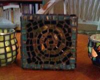 Mosaic Tile - Glass Mixed Media - By Mary Hollis, Mixed Media Mixed Media Artist