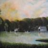 Sunset Cove - Acrylic Paintings - By Richard Zagurski, Realism Painting Artist
