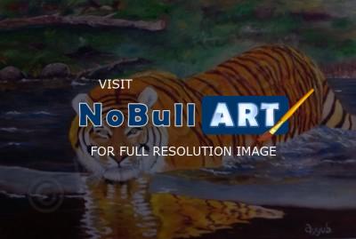 Animals - Tiger - Oils On Canvas