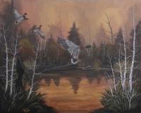 Swamp - Acrylic On Masonite Paintings - By Rudolph Bajak, Realism Painting Artist