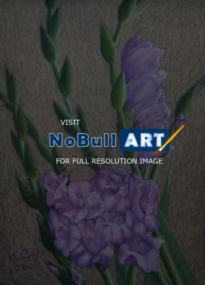 Flowers - Gladioli - Pastel