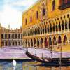 Palazzo Dei Dogi The Doges Palace - Watercolor Paintings - By Doina Cociuba, Realism Painting Artist