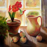 Morning Sunshine - Oils On Canvas Paintings - By Susan Dehlinger, Traditional Painting Artist