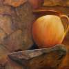 Pitcher On Stone Ledge - Oils On Canvas Paintings - By Susan Dehlinger, Traditional Painting Artist