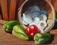 Farmers Market - Oils On Canvas Paintings - By Susan Dehlinger, Traditional Painting Artist