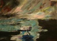 Soundarya- The Beauty Series - The Swans - Acrylic On Canvas