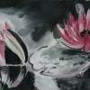 When I Bloom - Oil On Wood Paintings - By Nalini Bhat, Traditional Painting Artist
