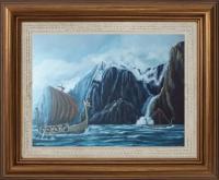 Beginning Of The Voyage - Acrylic Paintings - By Stig Wall, Traditional Painting Artist