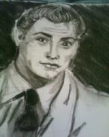 The Man With The Plan - Pencil Drawings - By Elizabeth J White, Quick Sketch Free Style Drawing Artist