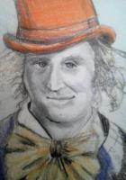 Drawing - Gene The Real Willy - Mixed Medium