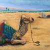Camel Country - Oil Paintings - By Elizabeth J White, Traditional Painting Artist