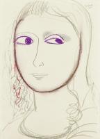 Portraits - Lisa - Pencil Pastel  Paper