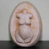 Fertility Sculpture- Goddess Egg - Stone Sculptures - By Rochman Reese, Symbolism Sculpture Artist