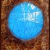 Blue Light - Acrylics Mixed Media - By Ali Akla, Abstract Mixed Media Artist