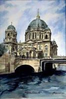 Berlin Cathedral - Oil Paintings - By Heinz Sterzenbach, Realism Painting Artist