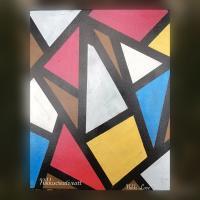 Abstract - Like Looking Through Stain Glass - Acrylic