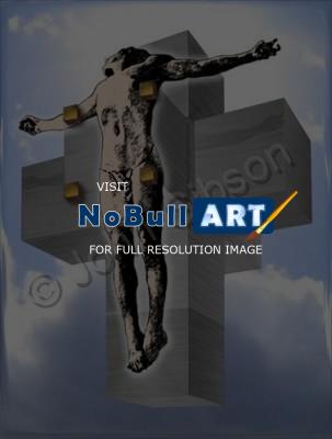 Interpretation Of The Masters - Crucified - Ascending - Adobe Photoshop