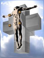 Crucified - Ascending - Adobe Photoshop Digital - By John Gibson, Digital Painting Digital Artist