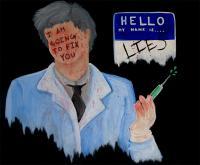 Doctor Lies - Acrylic Paintings - By Sharon Winter, Painting Painting Artist