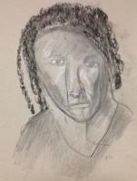 Portrait Study Ai - Pencil Drawings - By Jared Ellis, Portrait Drawing Artist