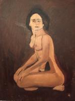 Female Nude - Oil Paint Paintings - By Jared Ellis, Figurative Painting Artist
