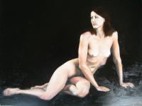 Female Nude 20X12 - Oil Paint Paintings - By Jared Ellis, Figurative Painting Artist