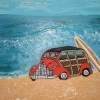 Classic At The Beach - Acrylic Paintings - By Lois Cannon, Nature Painting Artist