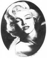 Marilyn Monroe - Pencil Drawings - By Steve Madonna, Photo Realistic Drawing Artist